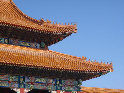 Architectecture Details at The Gate of Supreme Harmony.